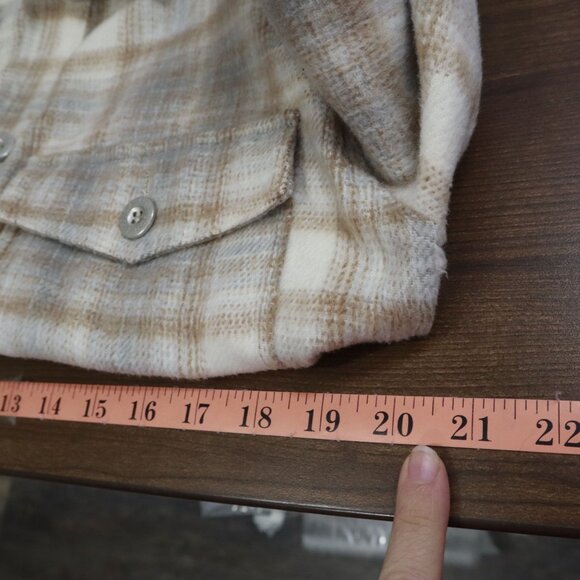 Jessica Simpson Romi Shirt Jacket Womens XL Gray Preppy Rugged Outdoorsy Western - Picture 12 of 16